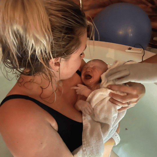 Emily & Mitch’s Positive Water Birth!